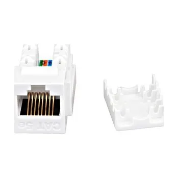 Síťový konektor Schrack Keystone RJ45 AMPARO Cat.6 SFA bílý HVSMRJ6UWS