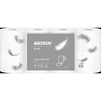 Toaletní papíry Katrin Plus 250 Soft 3vrstvý 8 ks