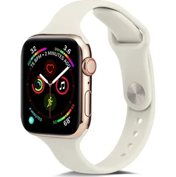 VSECHNONAMOBIL 54977 THIN Silikonový řemínek Apple Watch 8/7 (41mm) / 6 / SE / 5 / 4 (40mm) / 3 / 2 / 1 (38mm) CREA MY WHITE