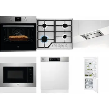 Set domácích spotřebičů ELECTROLUX KOFGH70TX + ELECTROLUX KGS6426SX + ELECTROLUX LFG716X + ELECTROLUX EMS4253TEX + ELECTROLUX EEM48300IX + ELECTROLUX ENT6TF18S