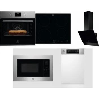 Set domácích spotřebičů ELECTROLUX KOFGH70TX + ELECTROLUX LIR60430 + ELECTROLUX LFV616K + ELECTROLUX EMS4253TEX + ELECTROLUX EEM43300IX