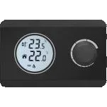 Prostorový termostat TC305B denní - kabelový, černý + 4 roky záruka