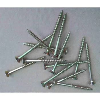 Vrut Univerzální vrut se zápustnou hlavou 3,5x45mm, žlutý zinek