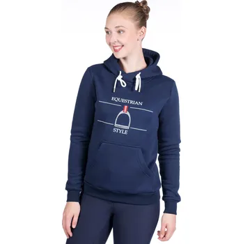 Dámská mikina HKM Mikina Equine Sports HKM, dámská, deep blue XS