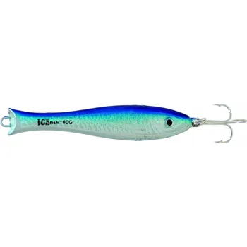Umělá nástraha PILKER 3D ICE FISH-MODRÝ vaha zerp: 60g