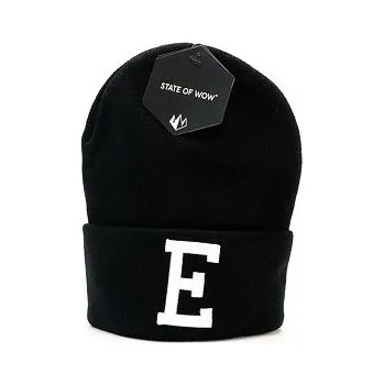 Zimní čelenka Kulich State of WOW ALPHABET - Echo Beanie Black