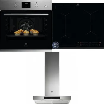Set domácích spotřebičů ELECTROLUX KODGH70TX + ELECTROLUX EIS62449 + ELECTROLUX LFT426X