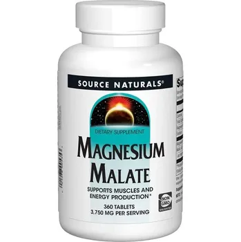 Source Naturals, Magnesium Malate (hořčík malát), 1250 mg, 360 tablet