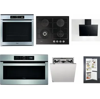 Set domácích spotřebičů WHIRLPOOL ABSOLUTE AKZM 8480 IX + WHIRLPOOL GOFL 629/NB + WHIRLPOOL AKR 62F LT K + WHIRLPOOL ABSOLUTE AMW 730 IX + WHIRLPOOL WIO 3T133 PLE + WHIRLPOOL ART 65031