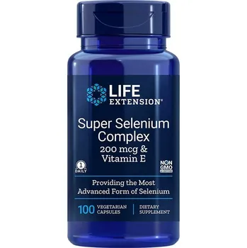 Přírodní produkt Life Extension Super komplex selenu a vitaminu E, 100 kapslí
