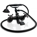 Rea baterie vanová a sprchová Retro Old Black REA-B0224