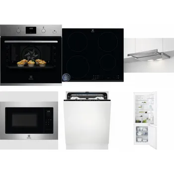Set domácích spotřebičů ELECTROLUX KODGH70TX + ELECTROLUX LIR60433B + ELECTROLUX LFP326S + ELECTROLUX EMS4253TEX + ELECTROLUX EEM69410L + ELECTROLUX ENT6TF18S