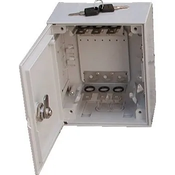 Box plastový pro 30 párů se zámkem a držákem DATACOM