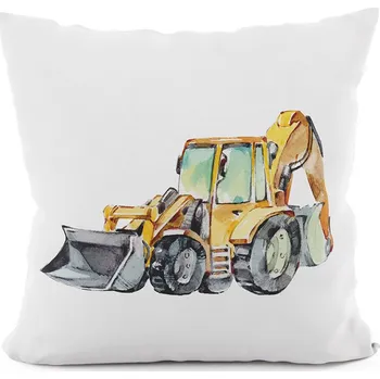 Povlak na dekorativní polštářek Povlak na polštářek Bagr