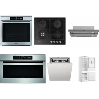 Set domácích spotřebičů WHIRLPOOL ABSOLUTE AKZM 8480 IX + WHIRLPOOL GOFL 629/NB + WHIRLPOOL AKR 749/1 IX + WHIRLPOOL ABSOLUTE AMW 730 IX + WHIRLPOOL WIC 3C33 PFE + WHIRLPOOL WHC18 T311