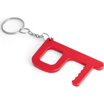 HANDY SAFE. Multifunkční klíčenka - Červená