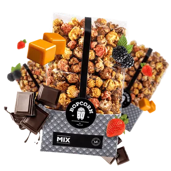 Popcorn Bopcorn MIX popcornů 5 druhů Velikost balíčku: 0,7l