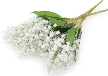Umělá květina Stoklasa Umělá konvalinka 35 cm bílá
