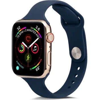 VSECHNONAMOBIL 54979 THIN Silikonový řemínek Apple Watch 8/7 (41mm) / 6 / SE / 5 / 4 (40mm) / 3 / 2 / 1 (38mm) DARK BLUE