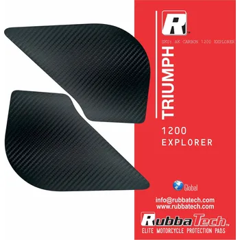 Polep vozidla Rubbatech Kneepads AK Carbon Triumph 1200 Explorer