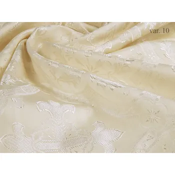 HEDVA ČESKÝ BROKÁT Luxusní brokát 160 51308 TRNOVÁ KORUNA ecru | R10 Béžová 1.5999999046325684 m