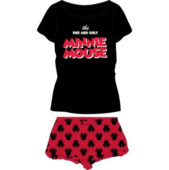 Dámské pyžamo E plus M • Dámské krátké pyžamo The one and only Minnie Mouse M Černá