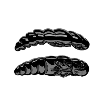 Umělá nástraha Gumová nástraha Libra Lures Largo 35mm Black 040 Cheese (10ks)