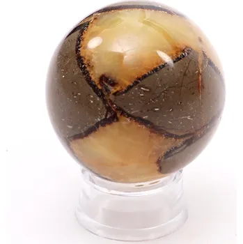 Drahý kámen Magieprirody.cz Septárie koule 49 mm 174g přírodní kámen Septárie + podstavec #C554