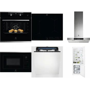 Set domácích spotřebičů ELECTROLUX KODEH70X + ELECTROLUX EIV634 + ELECTROLUX LFT426X + ELECTROLUX LMS4253TMX + ELECTROLUX EES48200L + ELECTROLUX ENT6TF18S