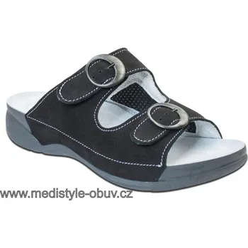 Dámská zdravotní obuv MEDISTYLE SASKIE OS-H16 pantofel černý vel.37-42, --- - 40