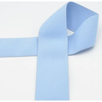 Textilní guma Pruženka světle modrá, š.50mm