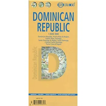Borch mapa Dominican Republic 1:600 t. laminovaný