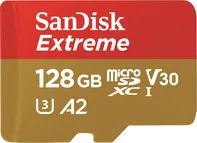SanDisk Extreme microSDXC 128 GB Class 10 UHS-I U3 + adaptér (SDSQXAA-128G-GN6AA)