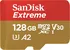 Paměťová karta SanDisk Extreme microSDXC 128 GB Class 10 UHS-I U3 + adaptér (SDSQXAA-128G-GN6AA)