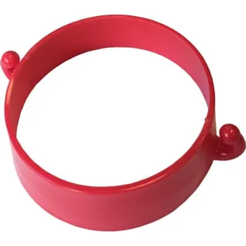 Dopravní značka ProfiGaráž Univerzální kroužek pro montáž řetězu, červený