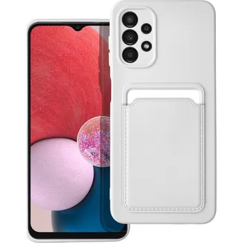Pouzdro na mobilní telefon Forcell Card Case pro Samsung Galaxy A13 5G bílé