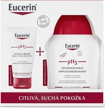 Kosmetická sada Eucerin pH5 Vánoce 2022 set pro citlivou pokožku