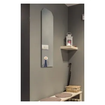 Zrcadlo Zrcadlo na zeď do pokoje koupelny ložnice tvarové GRANÁT 30 x 90 cm - šestihran s fazetou 10 mm 930-06F