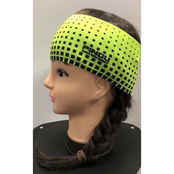 Čelenka Čelenka funkční Pingu Runy čtverečky žlutá 10cm