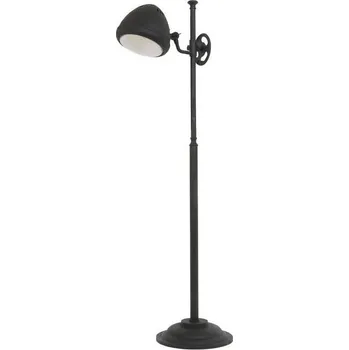 Stojací lampa Rustikální stojací lampa CORLEONE Barva: spálená černá