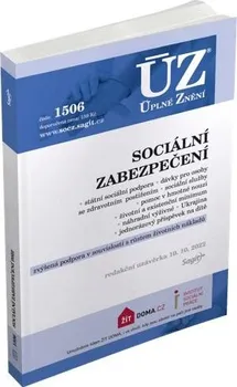 ÚZ 1506: Sociální zabezpečení - Nakladatelství Sagit (2022, brožovaná)