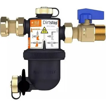vodní filtr Magnetický filtr DIRTSTOP 3/4", bílý, Ivar 520049W
