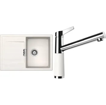 Granitový dřez Set Schock S6-4 (dřez Mono D-100S Polaris + baterie SC-510 Polaris)