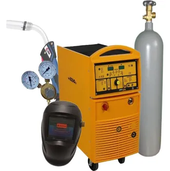 Svářečka Omicron OMI 3550CSW + Hořák + Ventil + Kukla + Plná Láhev CO2
