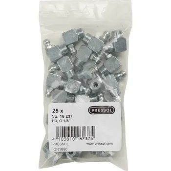 Závitová tyč Pressol KUŽELOVÝ VSUVKA H3-90°, G 1/8-VZ-VK 25 ks