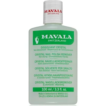 Odlakovač nehtů Mavala Crystal Nail Polish Remover odlakovač na nehty bez acetonu 100 ml