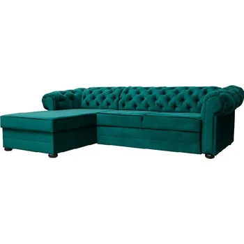 Obývací stěna Rohová sedací souprava Valentino zelená