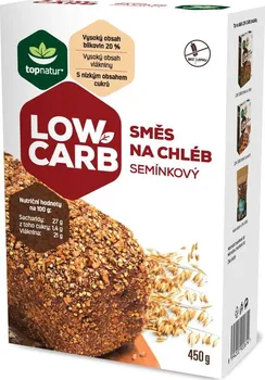 Chlebová směs Topnatur Low Carb směs na chléb semínkový 450 G