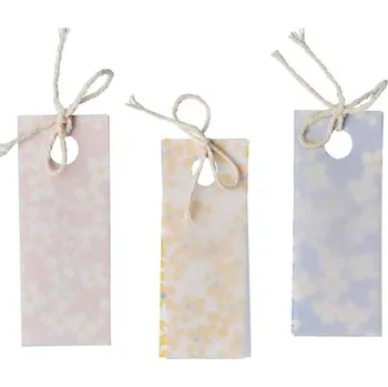 Party dekorace Ginger Ray Jmenovky květinové Floral pastel mix barev 10 ks