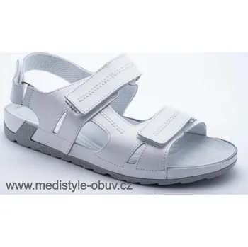 Dámská zdravotní obuv MEDISTYLE IVAN 7I-J21 zdravotní sandál bílý, bílá - 45